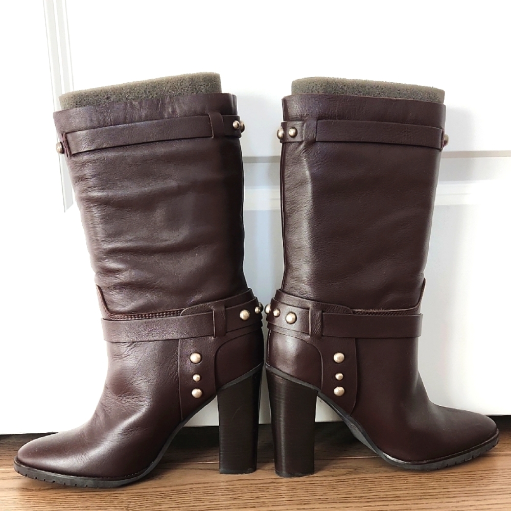Polo Ralph Lauren Brown Leather Women's Boots